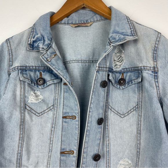 HWY Jeans Denim Jacket Large - Picture 3 of 4